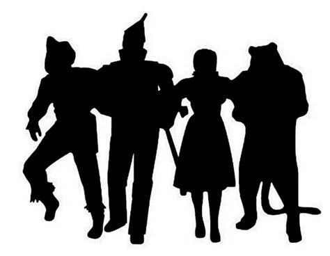 wizard oz silhouette designs.